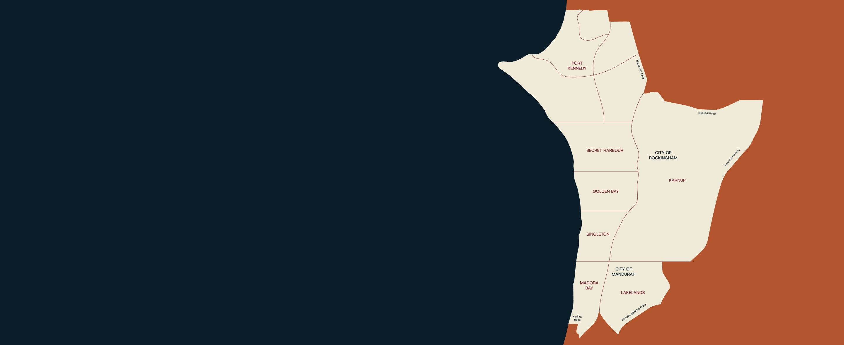 Static Secret Harbour District Map