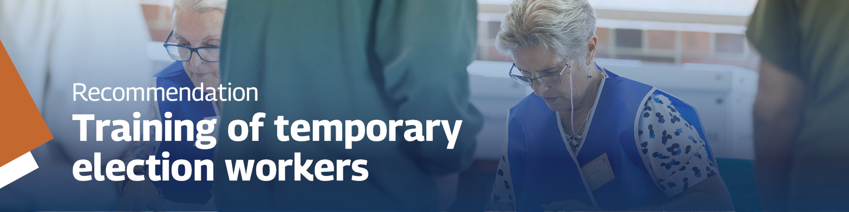 Training of temporary election workers recommendations